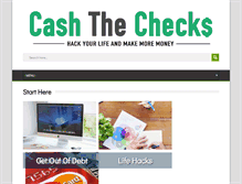 Tablet Screenshot of cashthechecks.com